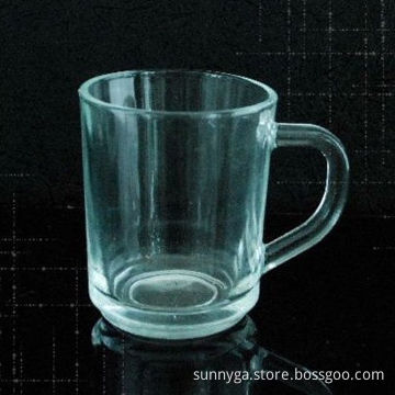 Tempered Glass Mug, Microwave-safe and Strong Enough